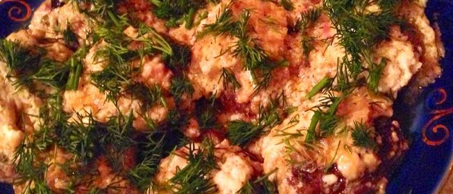 Грибы, фаршированные ветчиной и сыром