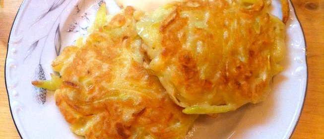 Оладьи из кабачков с чесноком