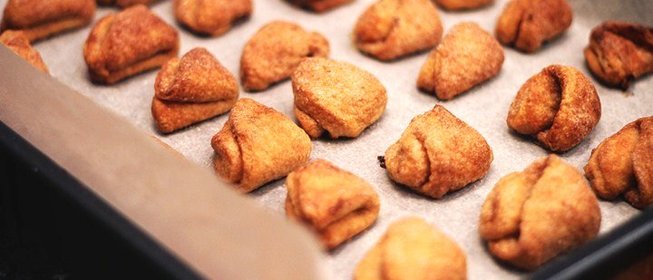 Творожное печенье ракушки/гусиные лапки