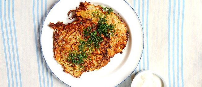 Драники с квашеной капустой