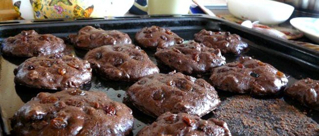 Домашнее шоколадное печенье