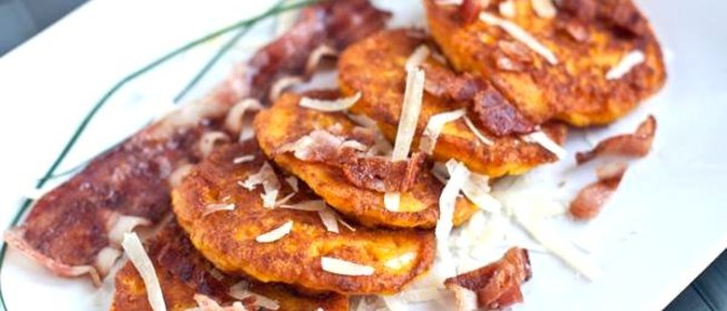 Оладьи из тыквы с сыром