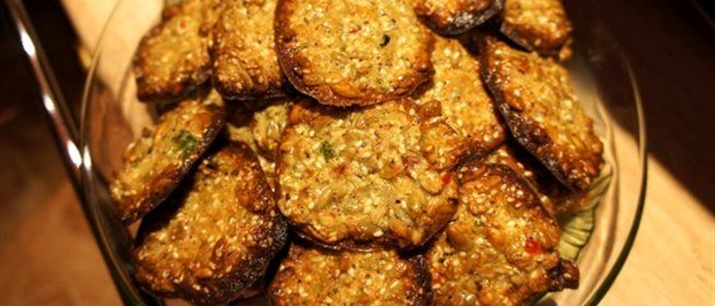 Печенье без муки с семечками и сухофруктами