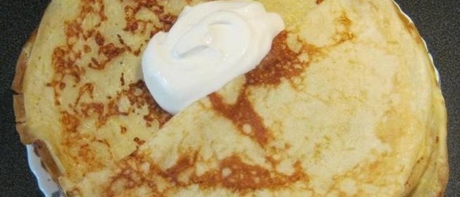 Блины с сыром