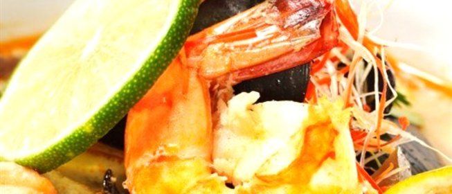 Солянка с креветками