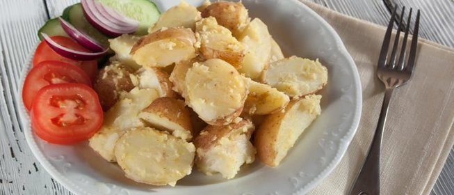 Быстрый картофель с карри