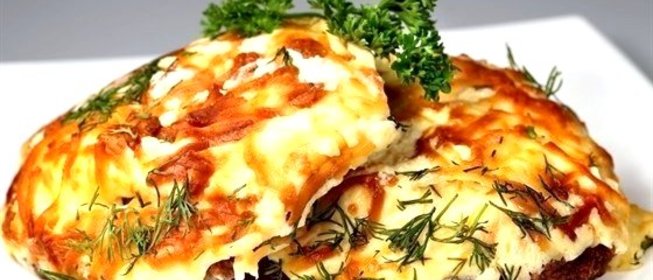 Говядина по-французски с картошкой