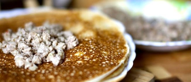 Фарш для блинчиков с мясом
