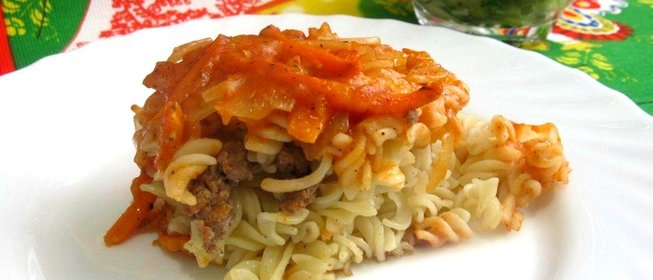 Макаронная запеканка из духовки