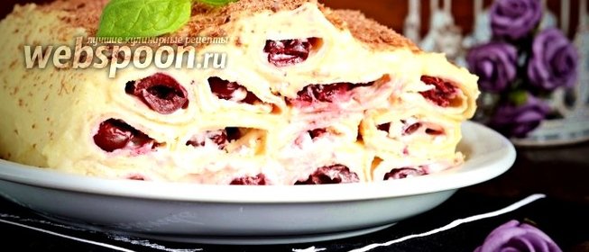 Блинный торт с заварным кремом