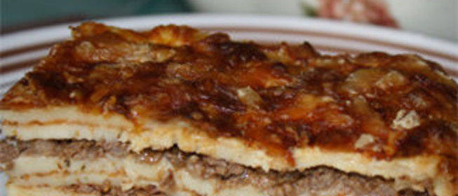 Блинная лазанья