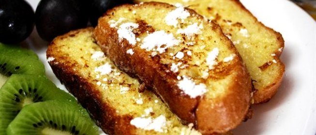 Гренки с медом и анисовым ликером