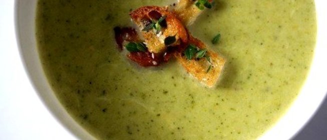 Куриный суп-пюре с брокколи