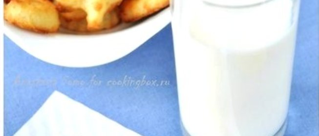 Детское творожное печенье с ванилью