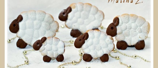 Печенье Пасхальные миндальные бараши