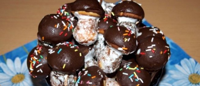 Печенье Грибочки в формочке