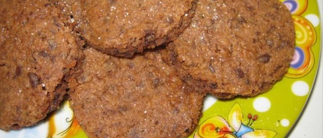 Хрустящее шоколадное печенье