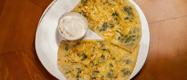 Кутабы с сыром и тархуном