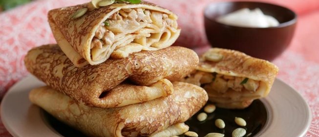 Блинчики с курочкой