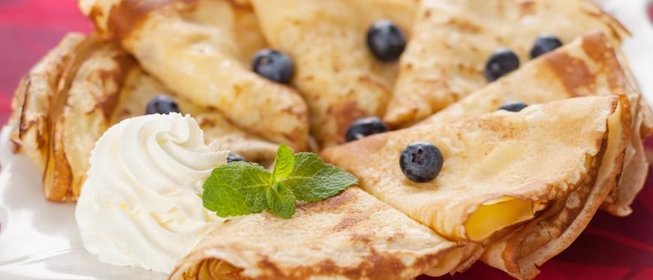 Быстрые блинчики на кукурузном крахмале