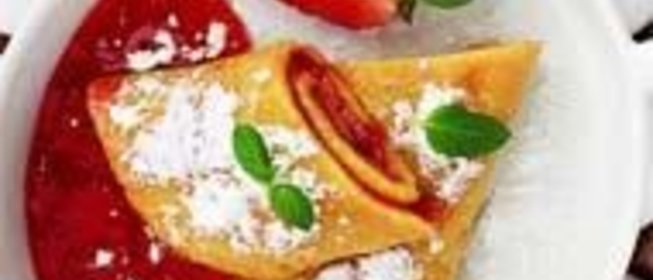 Омлет-фламбе с конфитюром