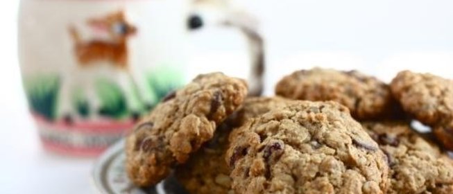 Овсяное печенье с грецкими орехами