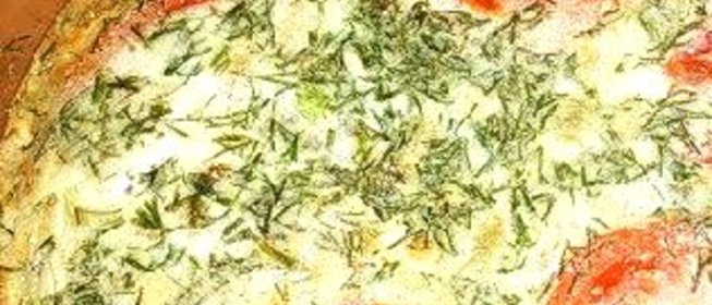 Омлет c овощами