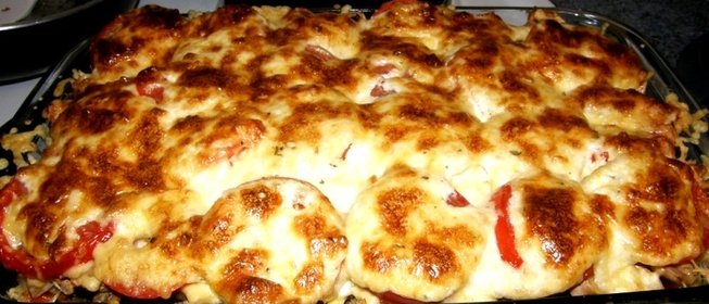 Запеканка из картофеля и мясного фарша