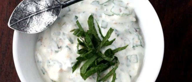 Огуречно-мятная райта