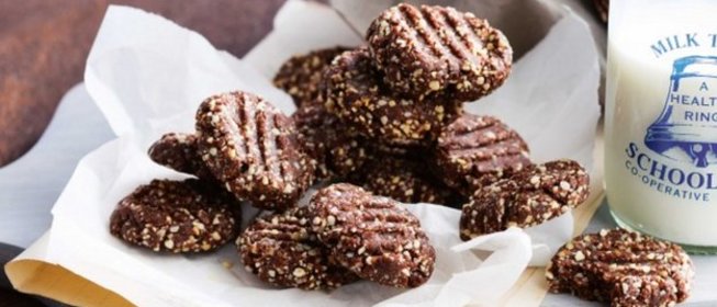 Шоколадное печенье без муки