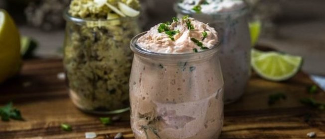 Закуска из семги