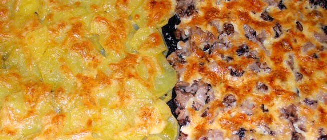 Картошка со сморчками в духовке