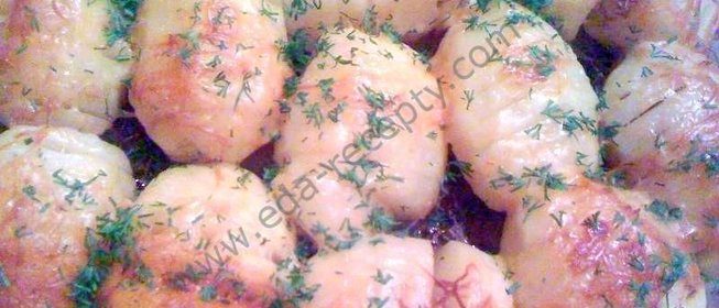 Запеченный картофель с сыром в духовке