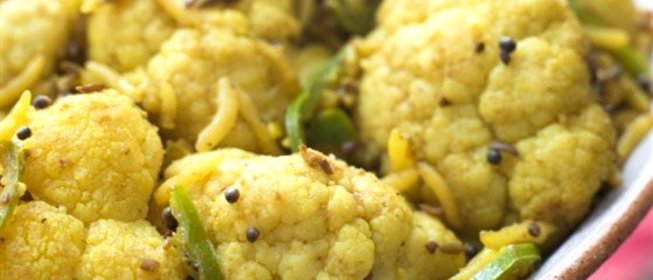 Цветная капуста с маслом