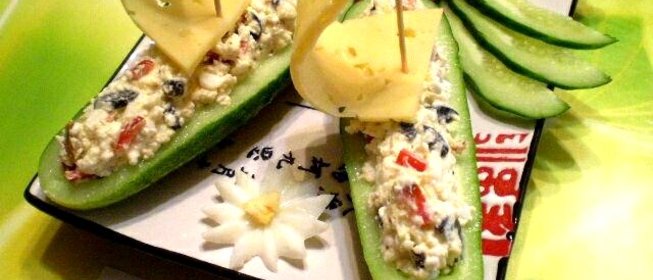 Огуречные лодочки
