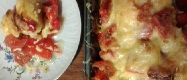 Цветная капуста в сливочно-чесночном соусе