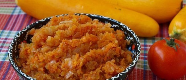 Летняя кабачковая икра