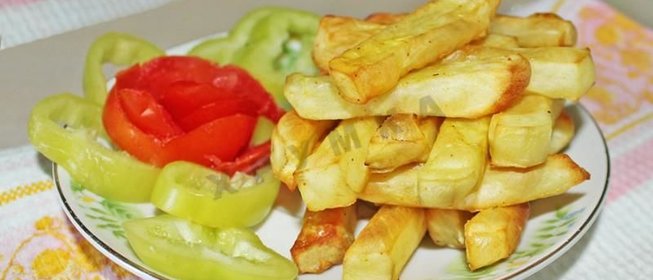 Картофель фри в духовке