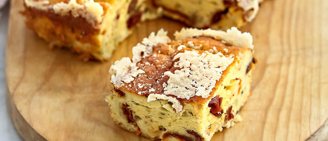 Несладкая творожная запеканка