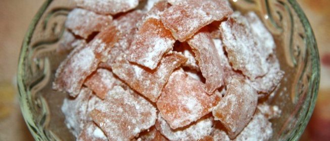 Цукаты из мандариновых корок