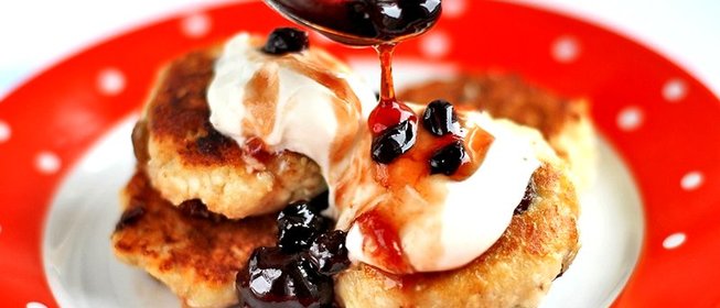 Сырники с изюмом (без муки)