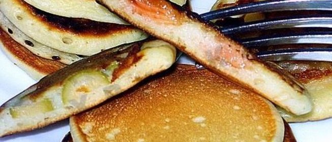 Американские блины на молоке