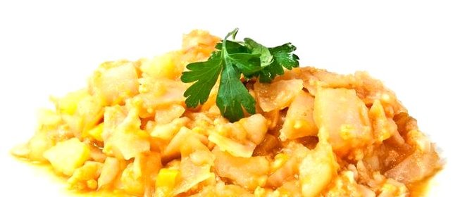 Картофель тушеный