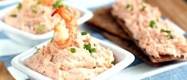 Паштет из семги с креветками