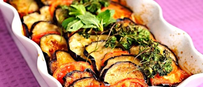 Запеканка из баклажанов с мясом