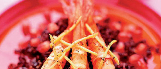 Букет из креветок