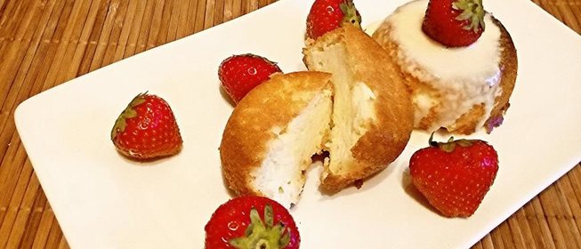 Порционные запеканки из простокваши