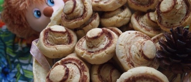 Печенье «Грибочки в лукошке»