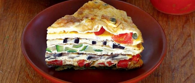 Креспу, закусочный омлет с начинками