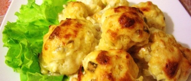 Цветная капуста запеченная в духовке со сметаной